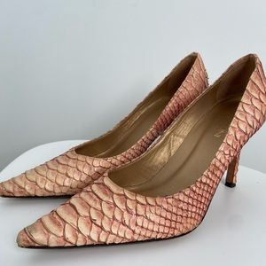 *SOLD OFF POSHMARK* Cavallini Snakeskin Vintage Heels